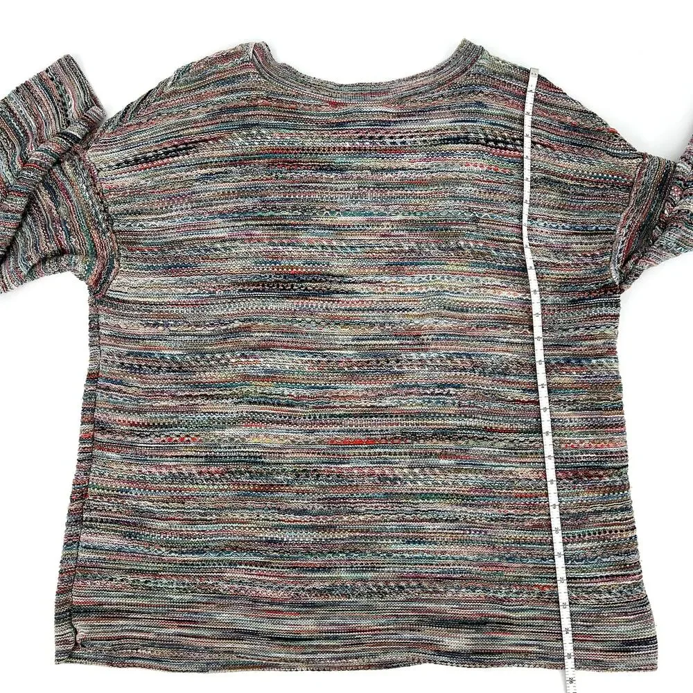 J. Jill Mineral Multi-Colored Lightweight Tunic Sweater Size XL